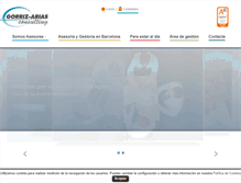 Tablet Screenshot of gorriz-arias.com